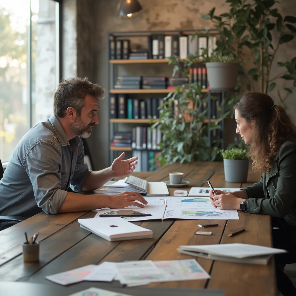 Equipo de diseño reflexionando sobre problemas
